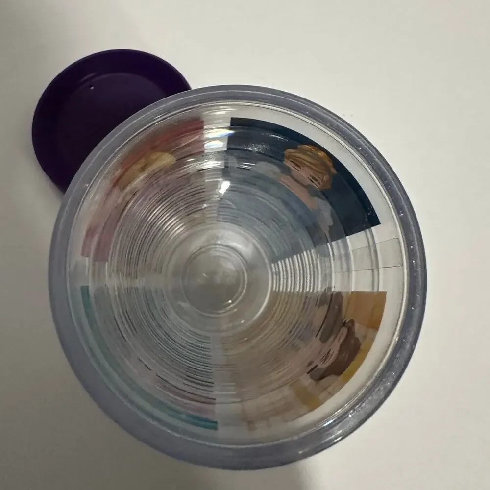Disney Princess Tervis small Tumbler 10 oz gently used purple lid